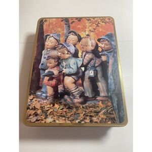 Hummel Tin Box Metal vtg West Germany 9X7 MI Goebel 1993 7 Swabians W/Stationary